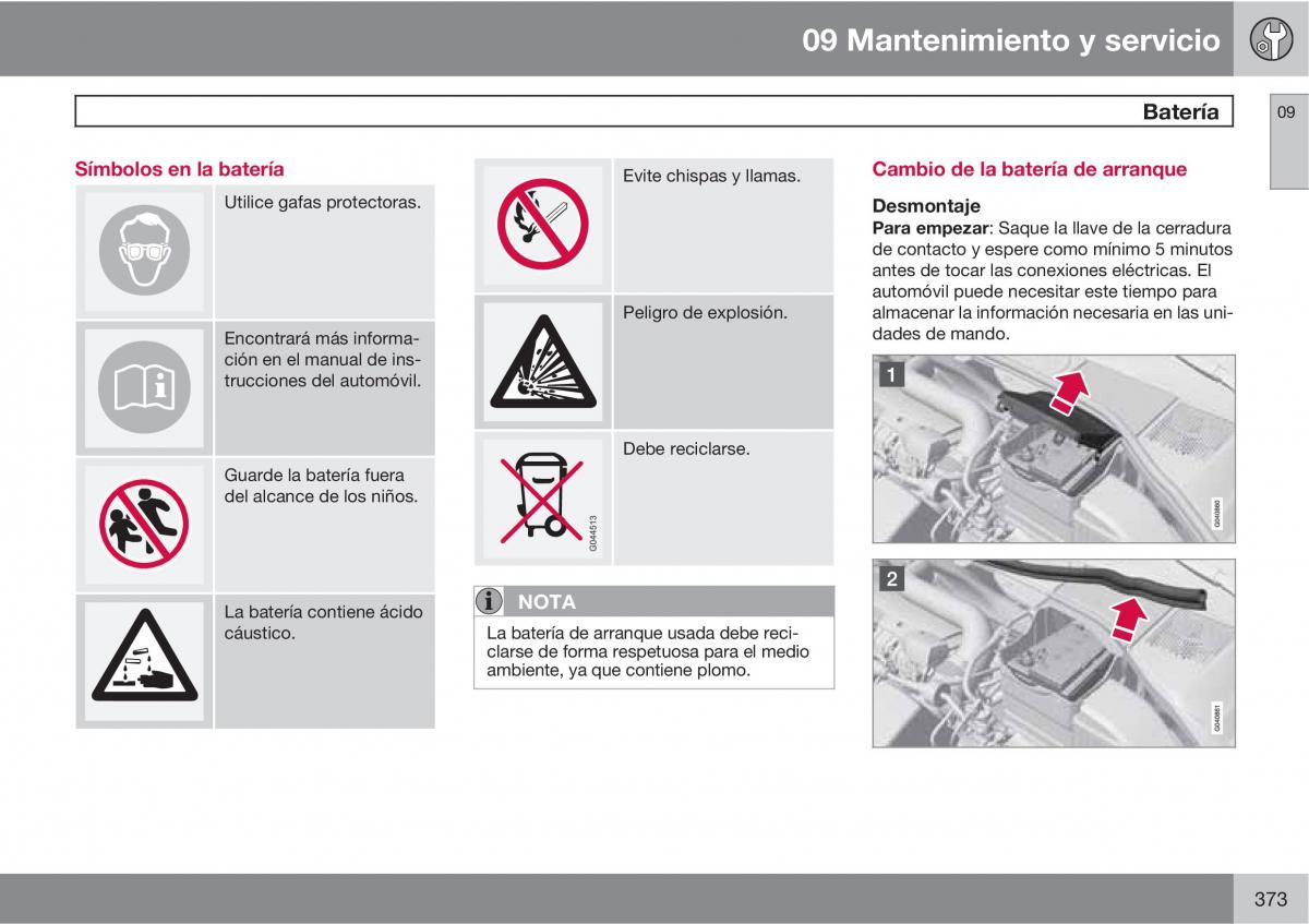 Volvo V70 III 3 manual del propietario / page 375