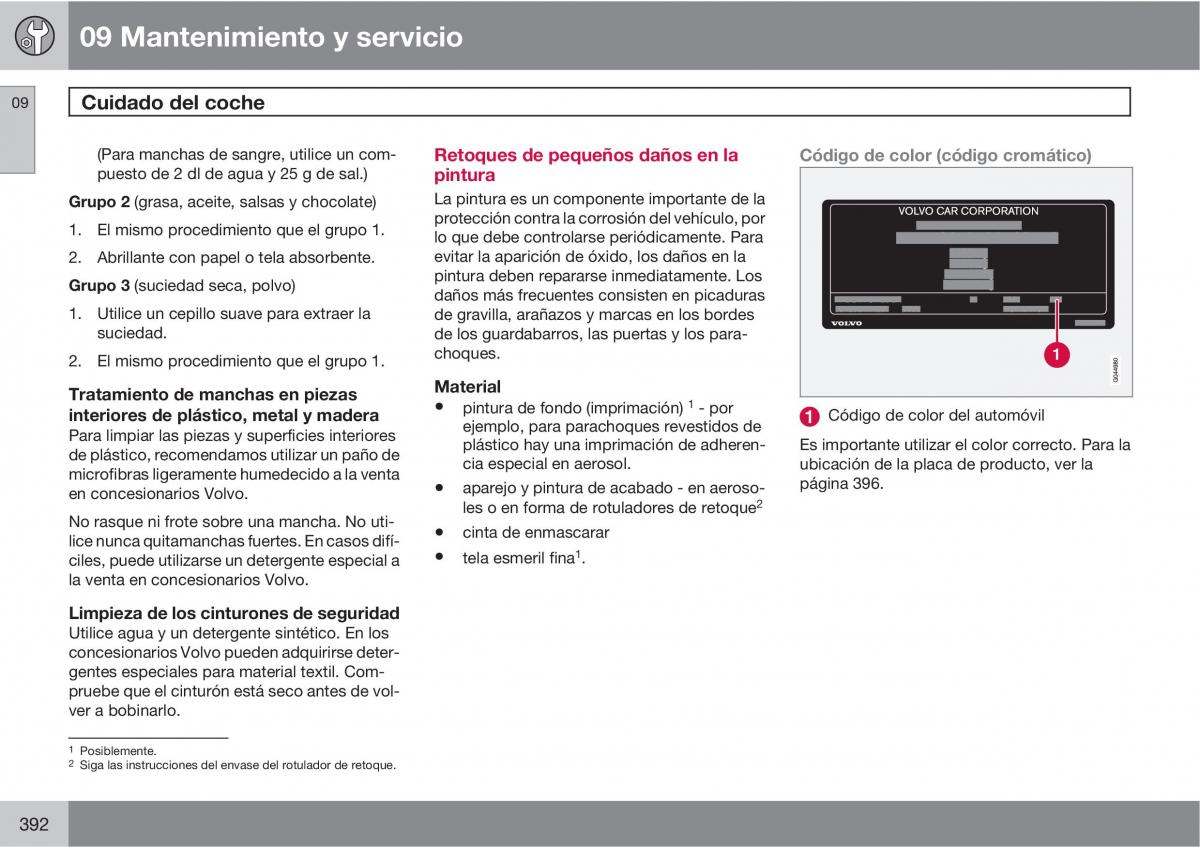 Volvo V70 III 3 manual del propietario / page 394