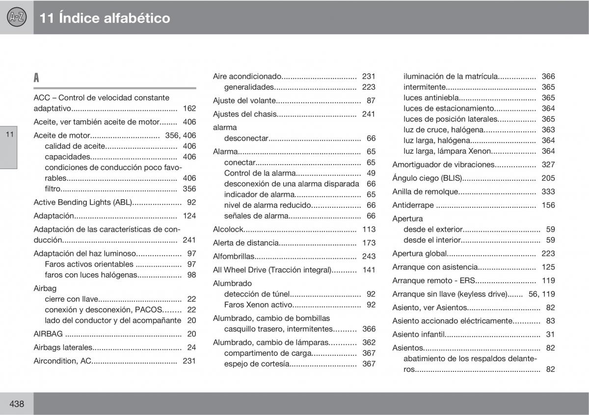 Volvo V70 III 3 manual del propietario / page 440