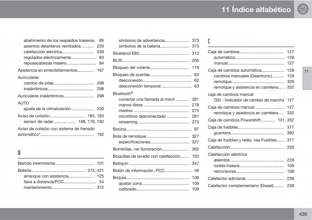 Volvo V70 III 3 manual del propietario / page 441