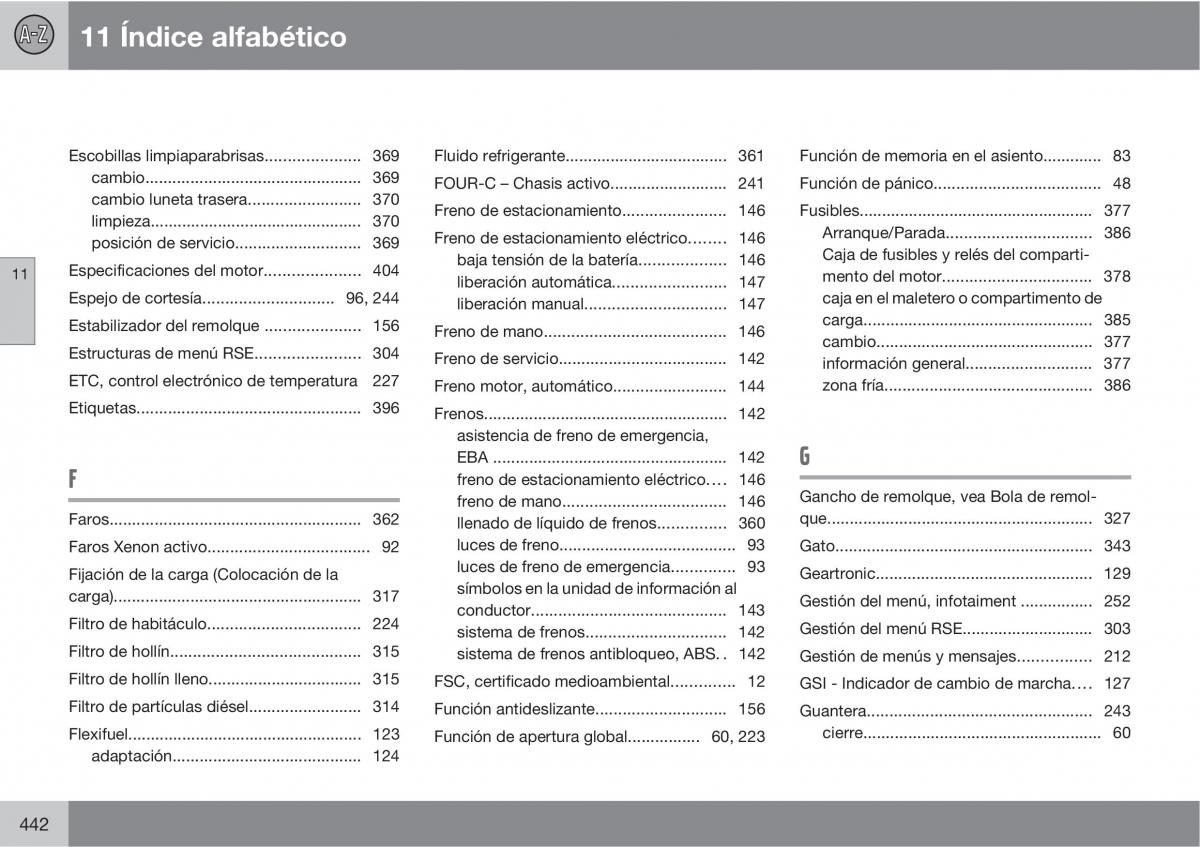 Volvo V70 III 3 manual del propietario / page 444