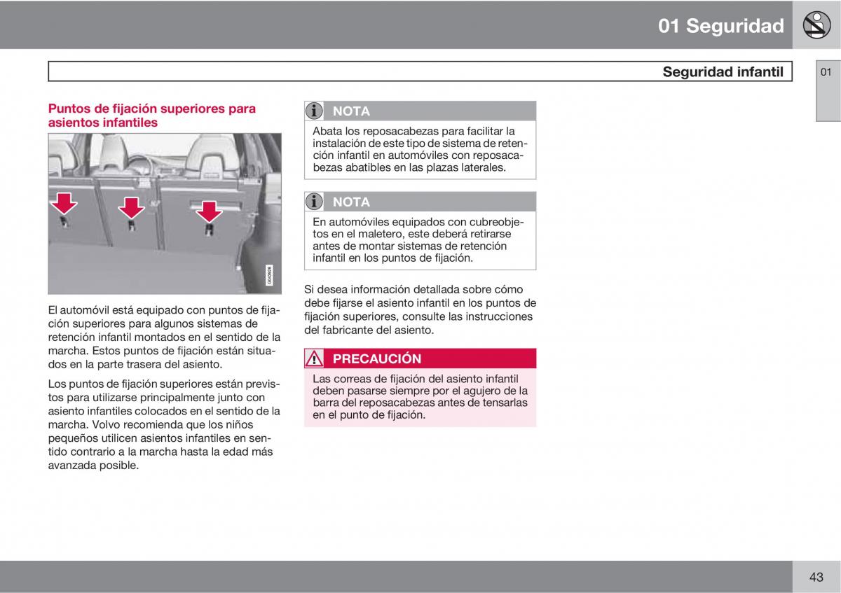 Volvo V70 III 3 manual del propietario / page 45