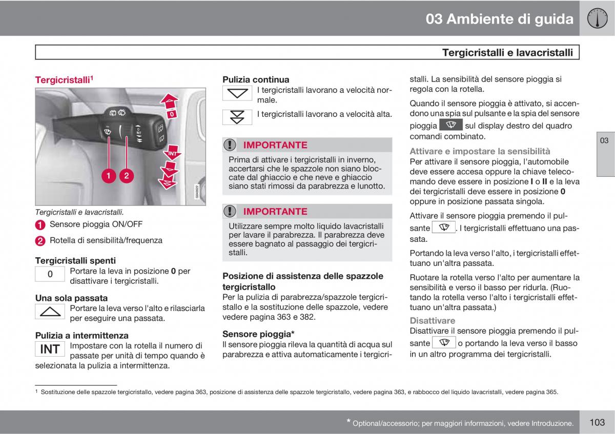 Volvo V70 III 3 manuale del proprietario / page 105