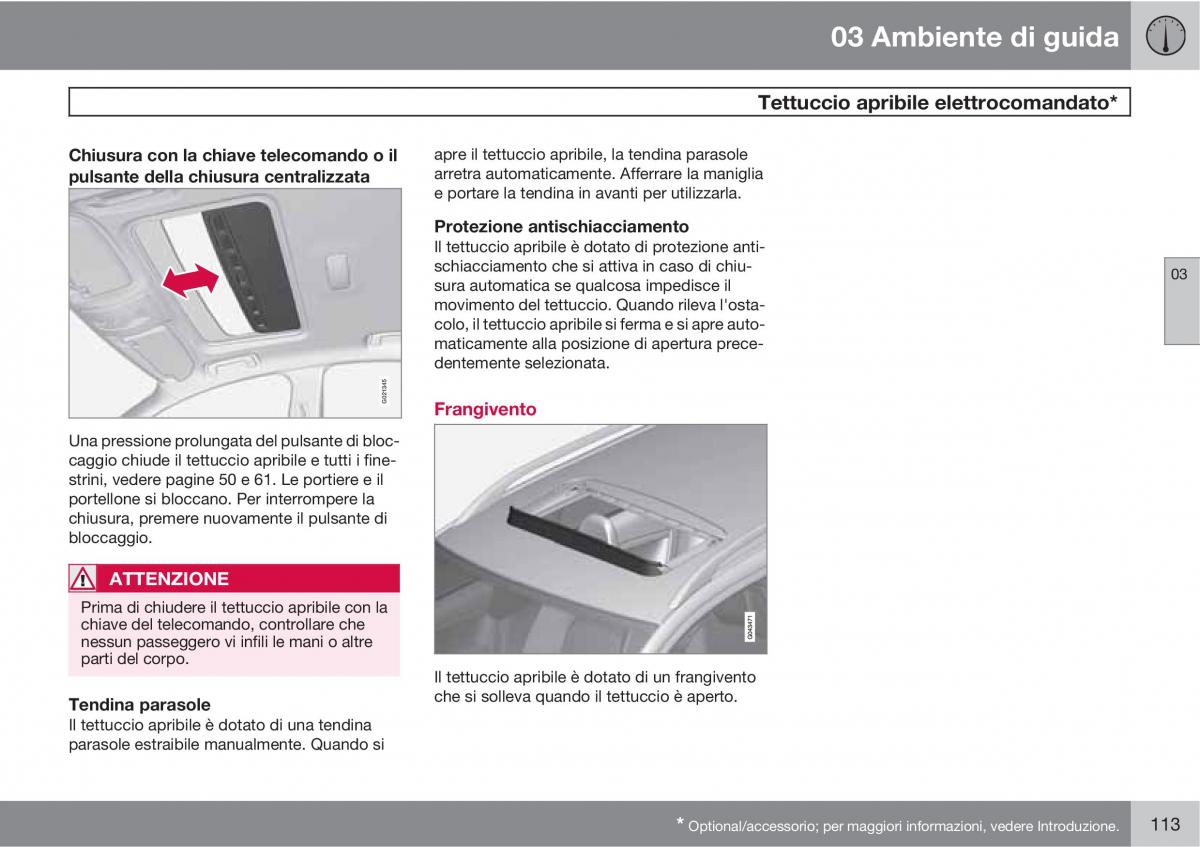 Volvo V70 III 3 manuale del proprietario / page 115