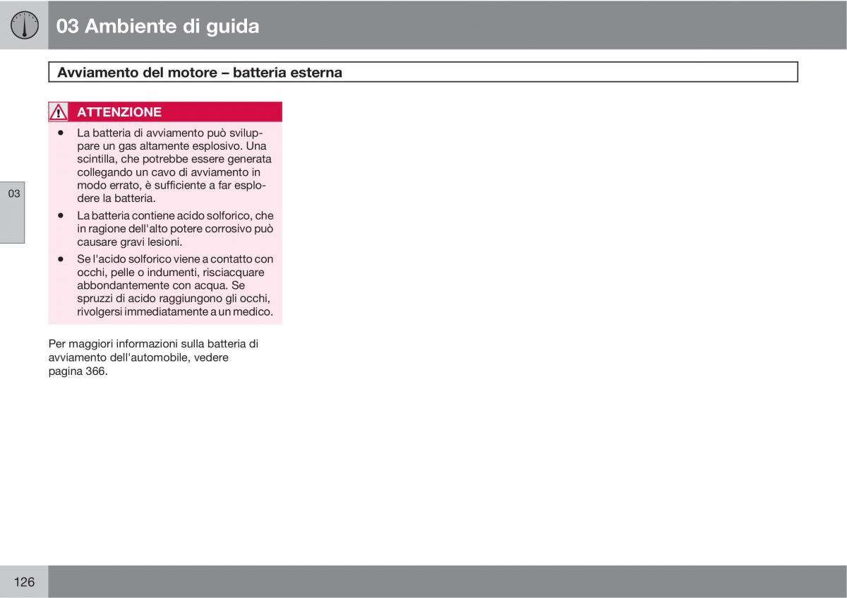 Volvo V70 III 3 manuale del proprietario / page 128