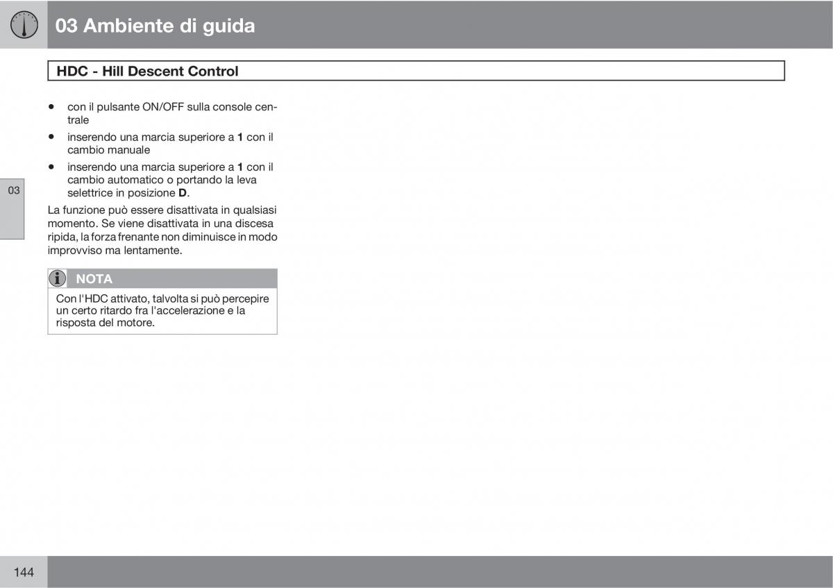 Volvo V70 III 3 manuale del proprietario / page 146