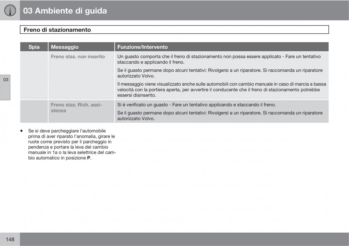 Volvo V70 III 3 manuale del proprietario / page 150