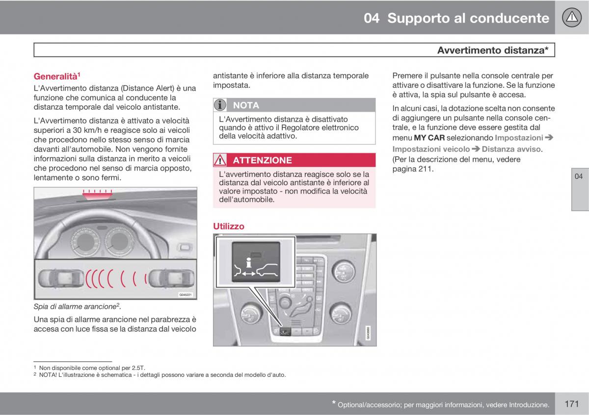 Volvo V70 III 3 manuale del proprietario / page 173