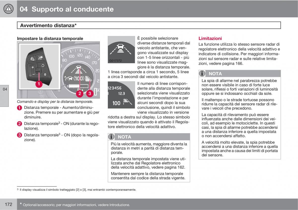 Volvo V70 III 3 manuale del proprietario / page 174