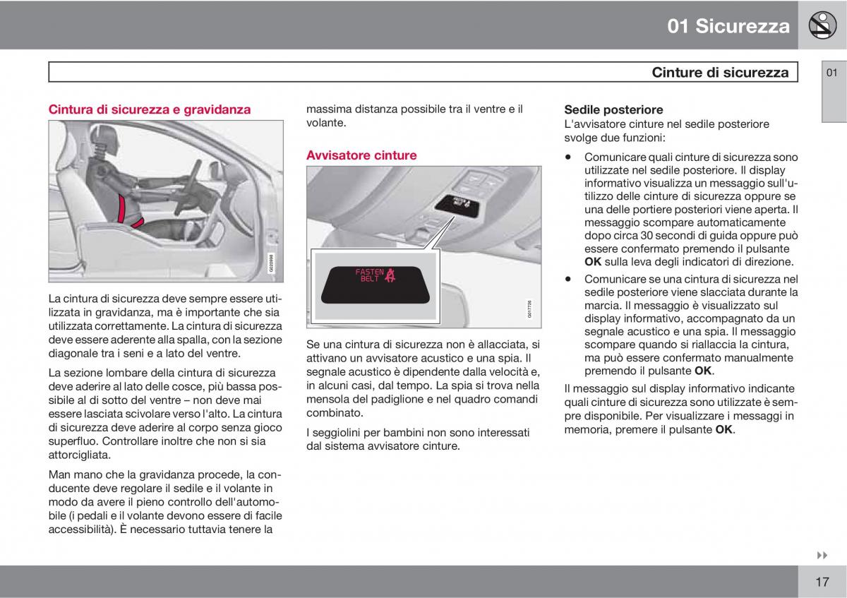 Volvo V70 III 3 manuale del proprietario / page 19