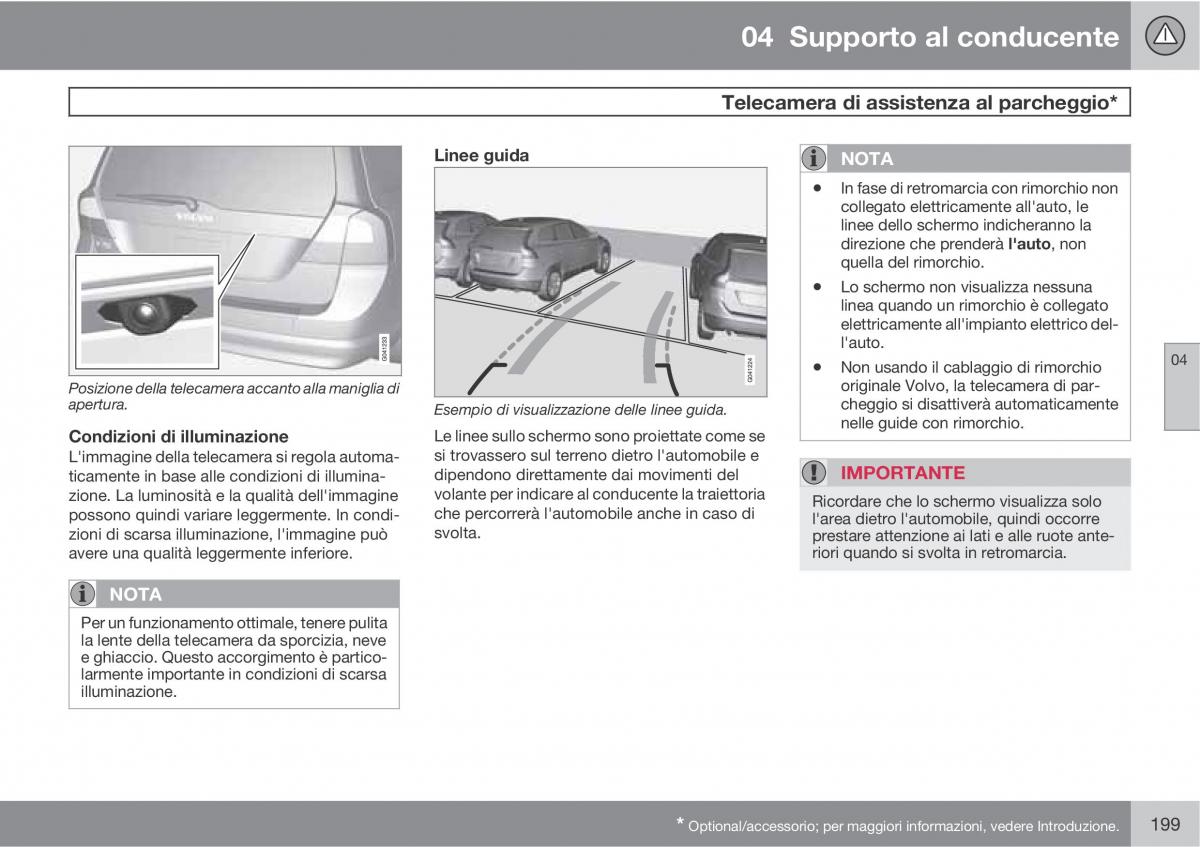 Volvo V70 III 3 manuale del proprietario / page 201