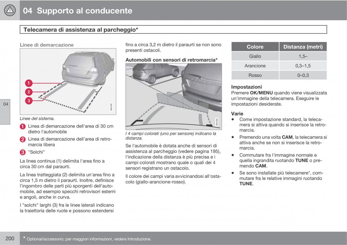 Volvo V70 III 3 manuale del proprietario / page 202