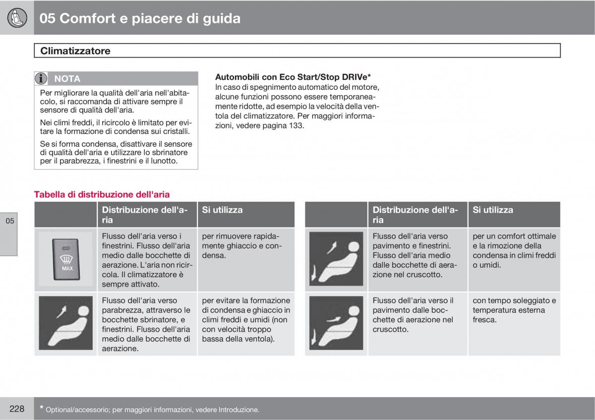 Volvo V70 III 3 manuale del proprietario / page 230