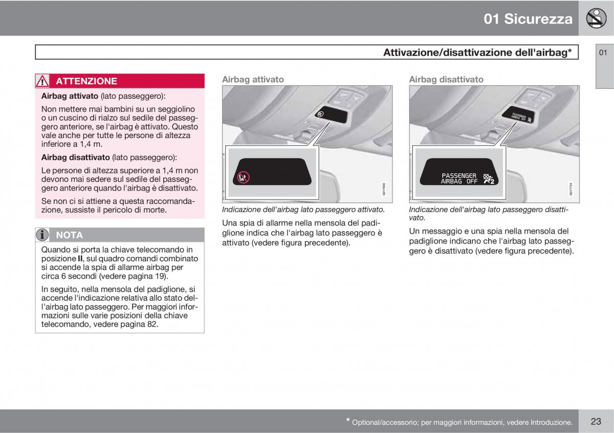 Volvo V70 III 3 manuale del proprietario / page 25