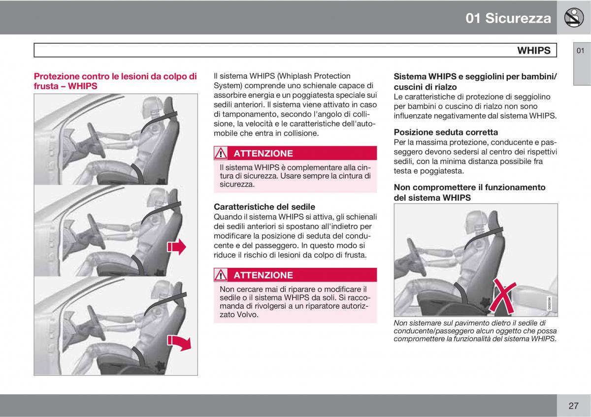 Volvo V70 III 3 manuale del proprietario / page 29