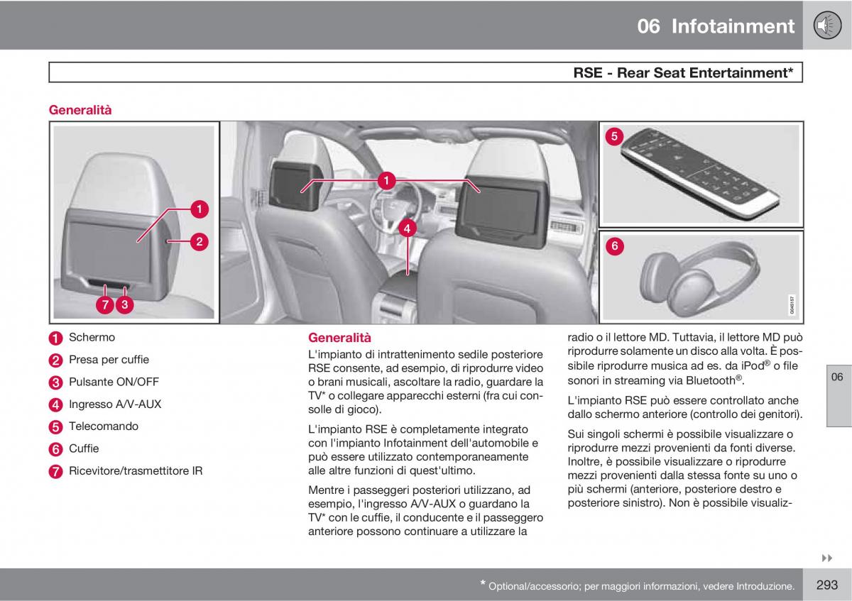 Volvo V70 III 3 manuale del proprietario / page 295