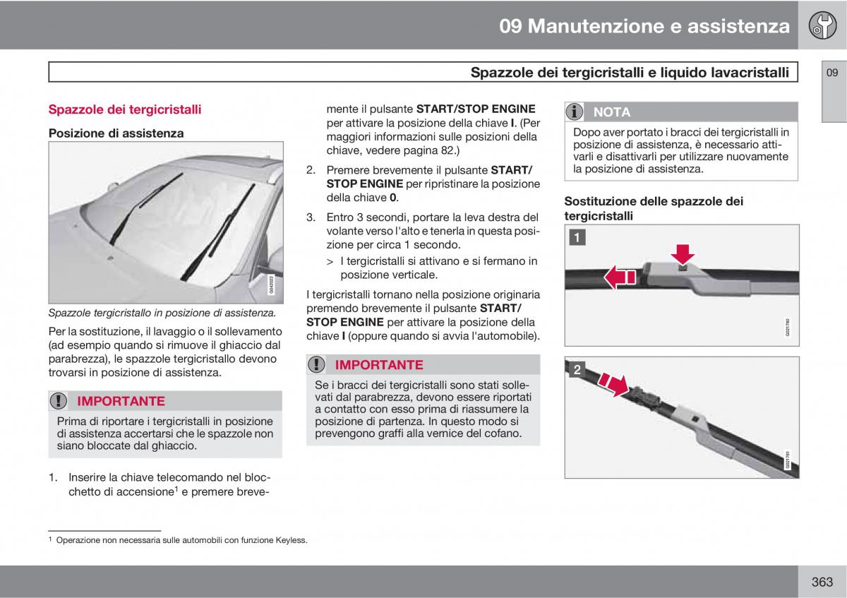 Volvo V70 III 3 manuale del proprietario / page 365