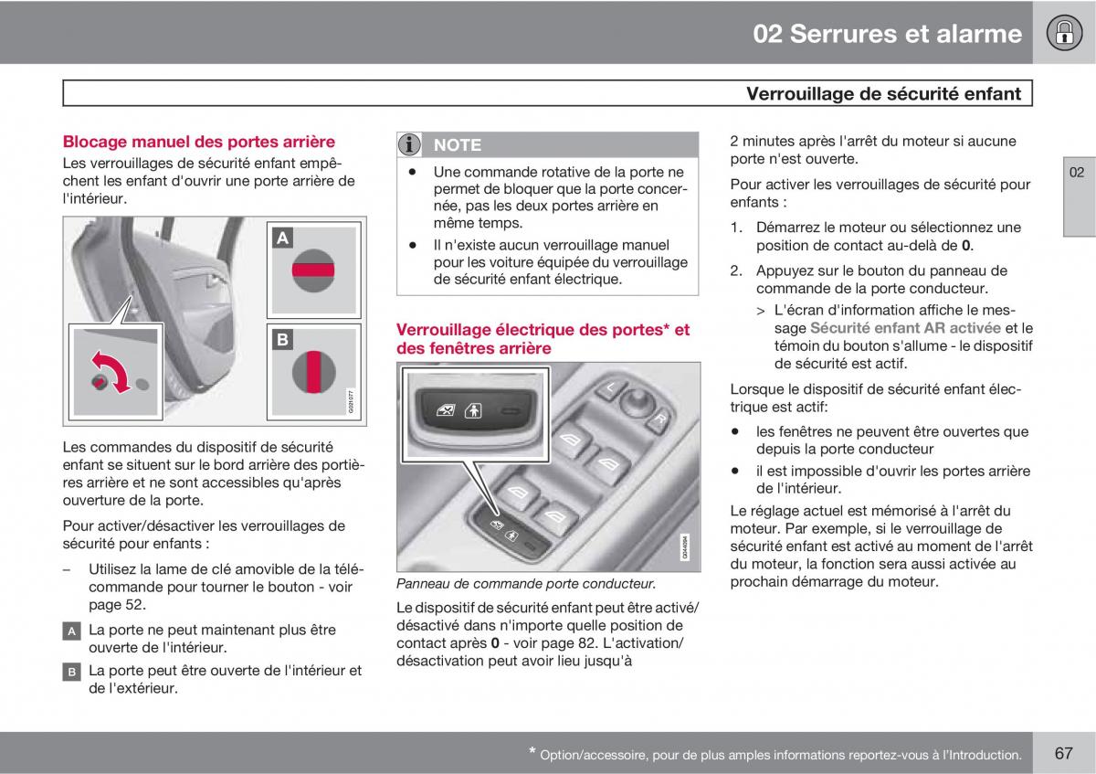 Volvo V70 III 3 manuel du proprietaire / page 69