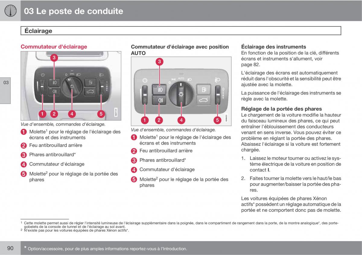 Volvo V70 III 3 manuel du proprietaire / page 92