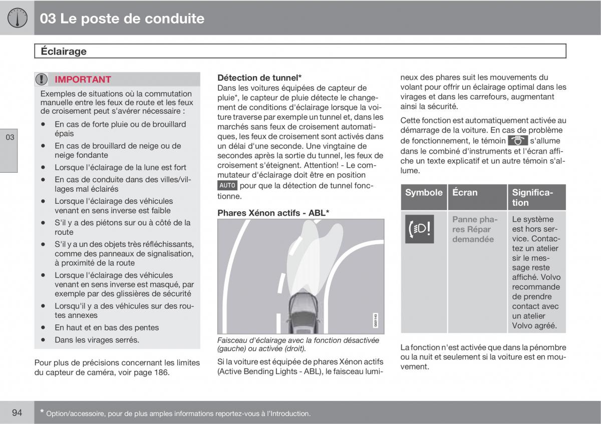 Volvo V70 III 3 manuel du proprietaire / page 96