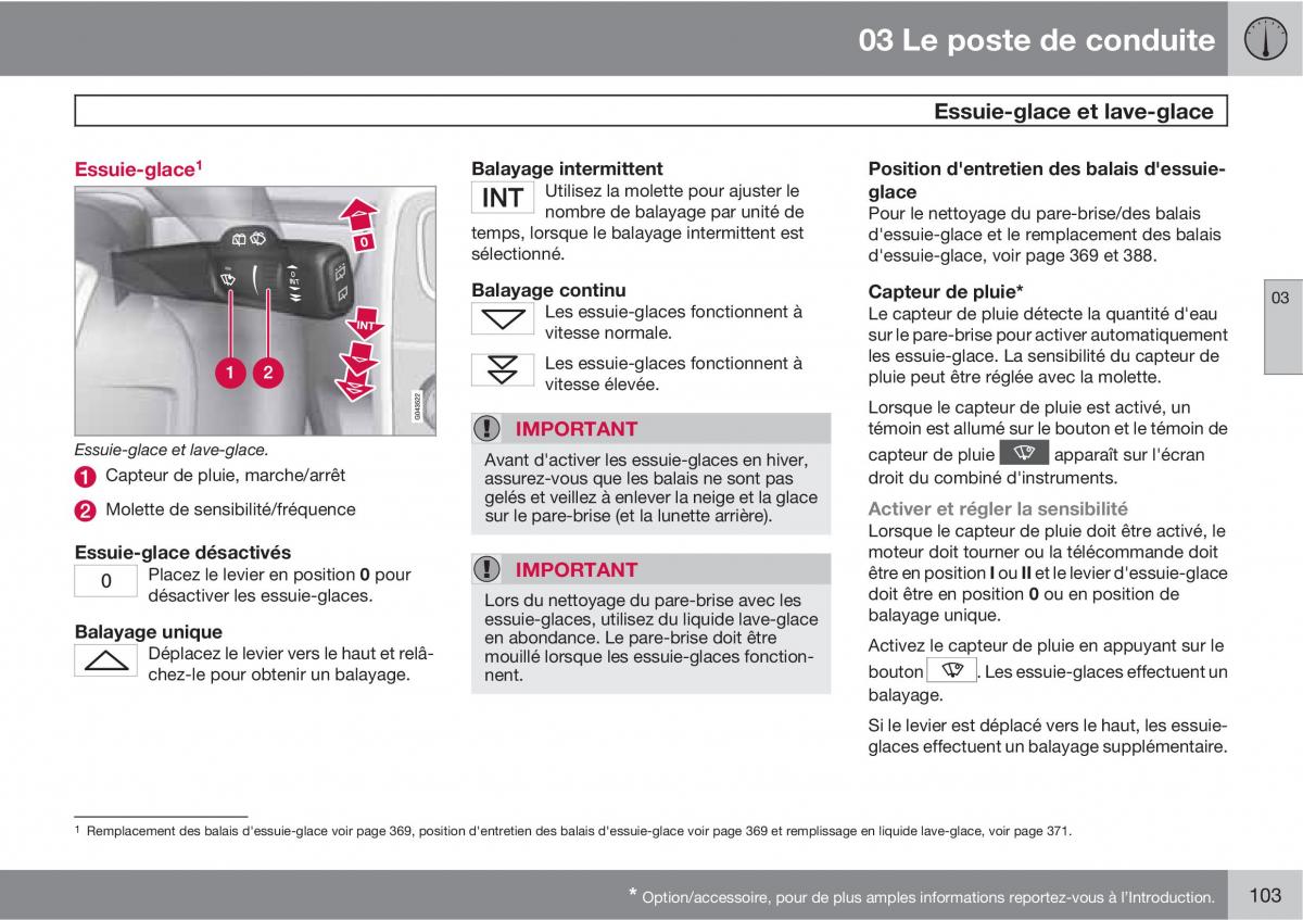 Volvo V70 III 3 manuel du proprietaire / page 105