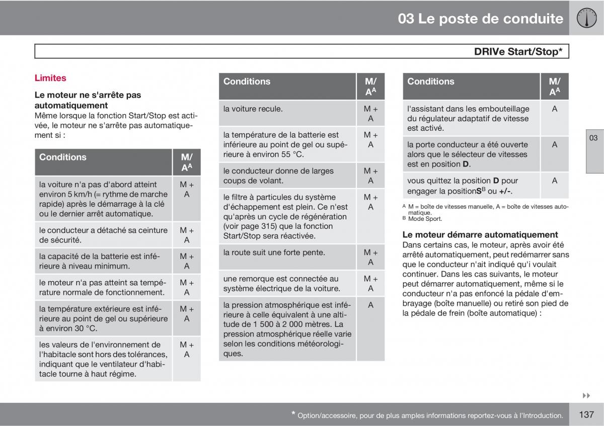 Volvo V70 III 3 manuel du proprietaire / page 139