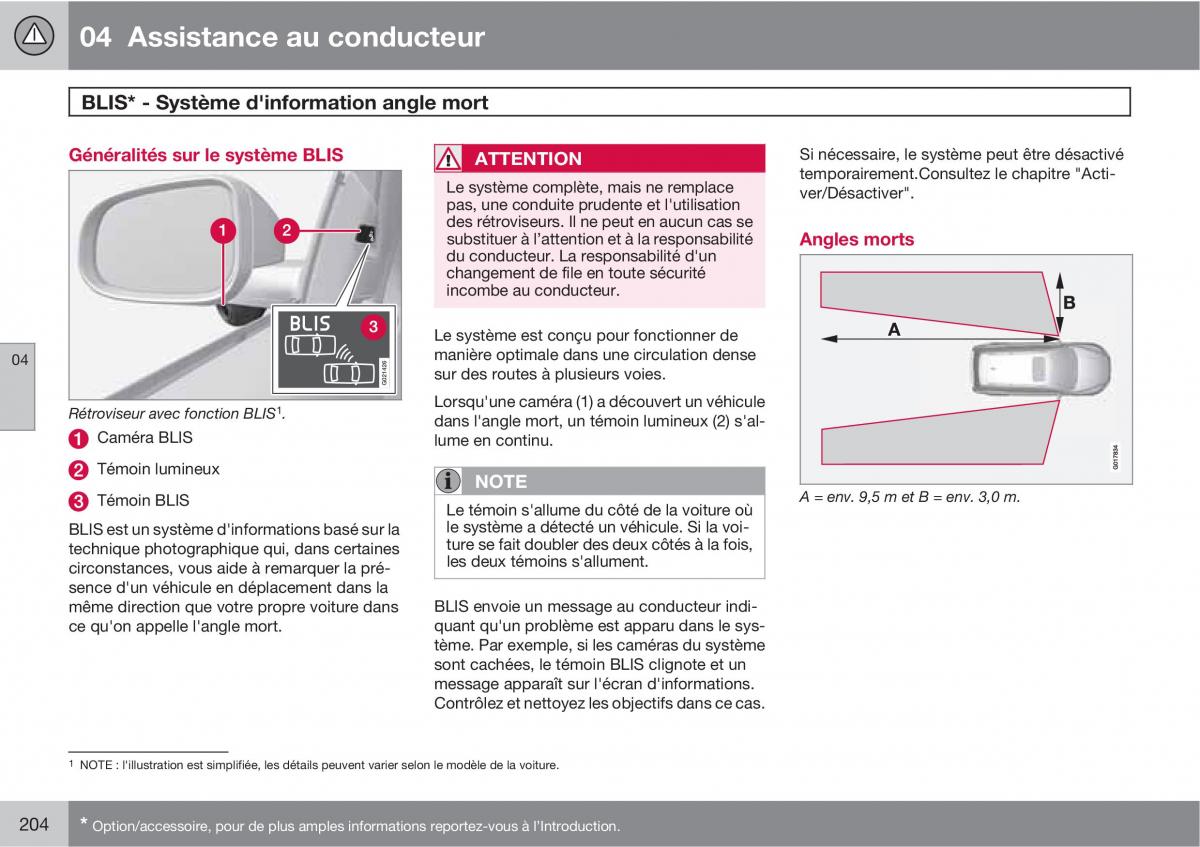 Volvo V70 III 3 manuel du proprietaire / page 206