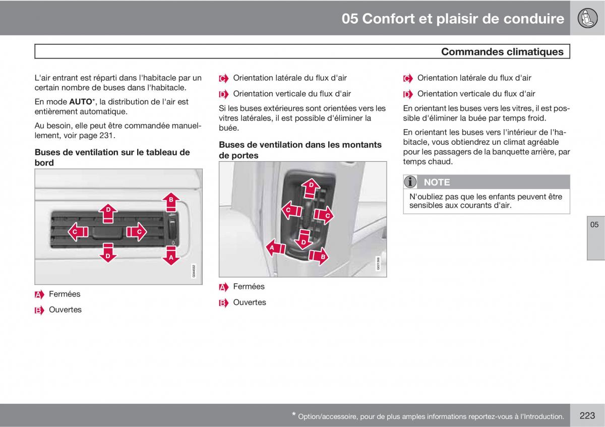 Volvo V70 III 3 manuel du proprietaire / page 225