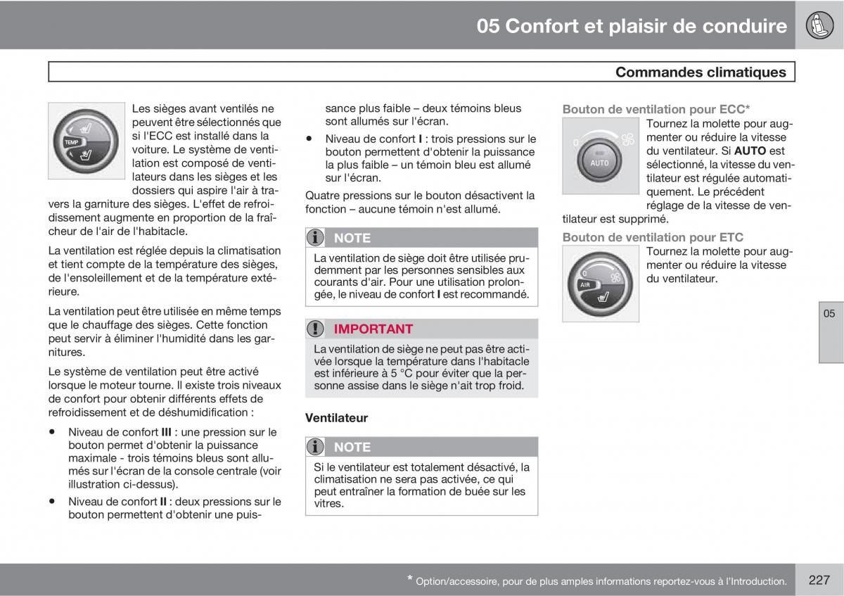 Volvo V70 III 3 manuel du proprietaire / page 229