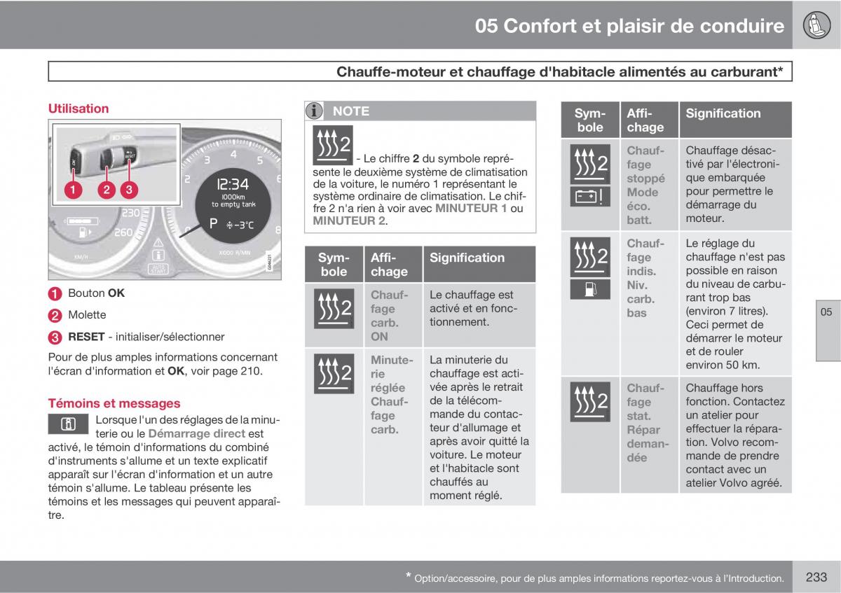 Volvo V70 III 3 manuel du proprietaire / page 235