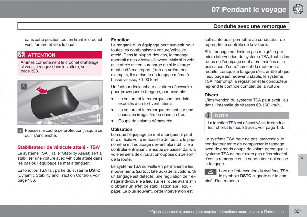 Volvo V70 III 3 manuel du proprietaire / page 333