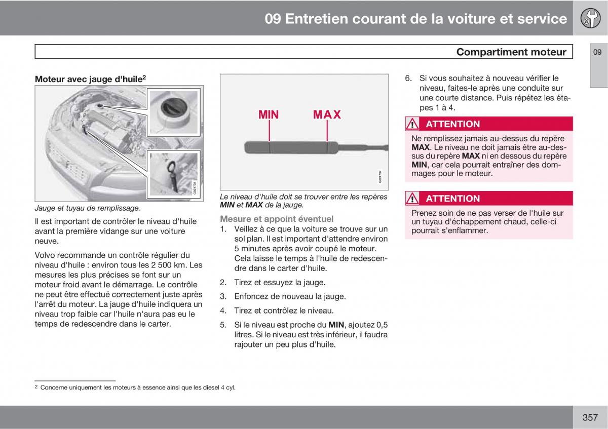 Volvo V70 III 3 manuel du proprietaire / page 359