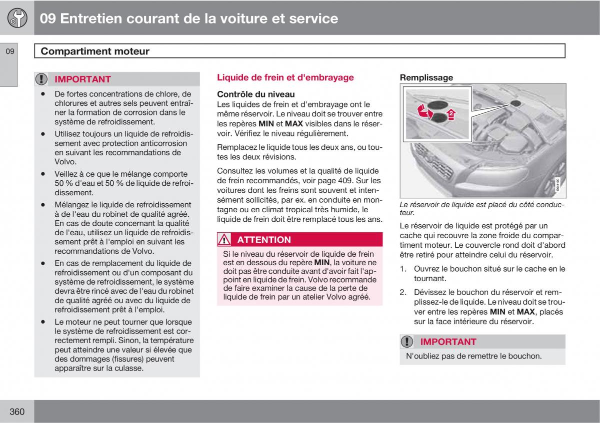 Volvo V70 III 3 manuel du proprietaire / page 362