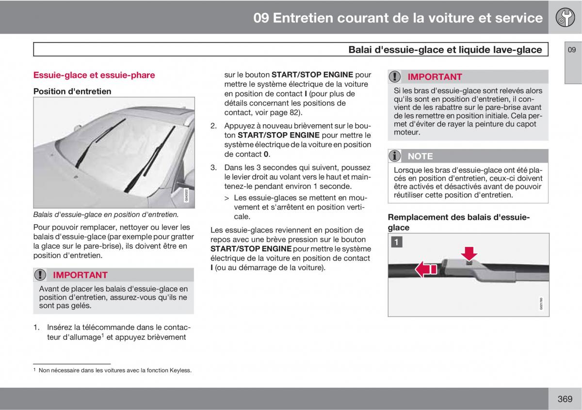 Volvo V70 III 3 manuel du proprietaire / page 371