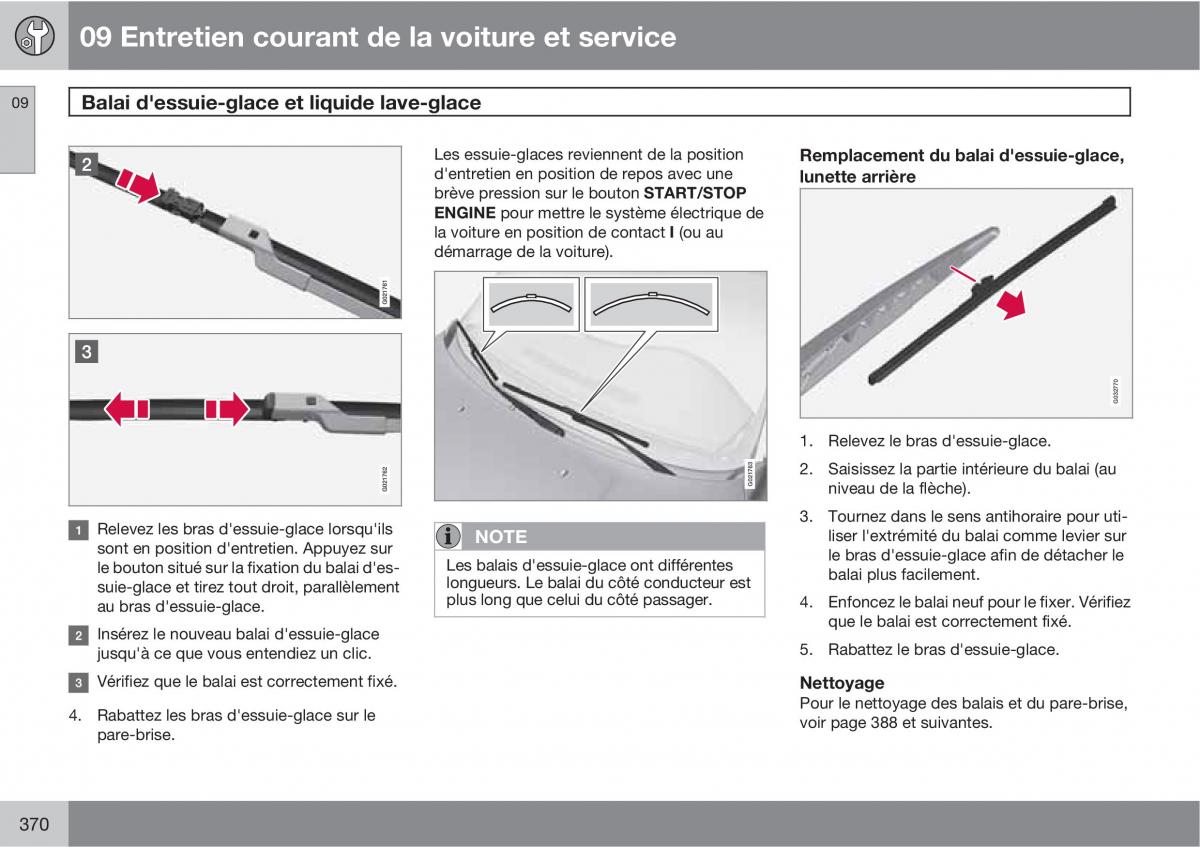 Volvo V70 III 3 manuel du proprietaire / page 372