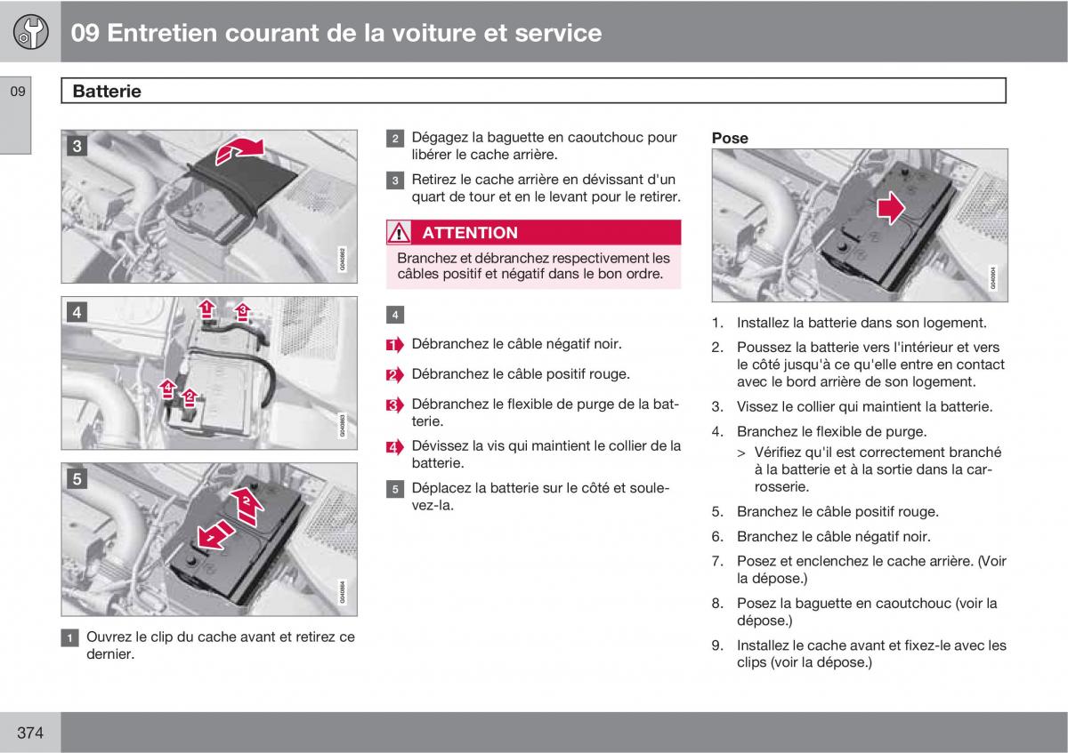 Volvo V70 III 3 manuel du proprietaire / page 376