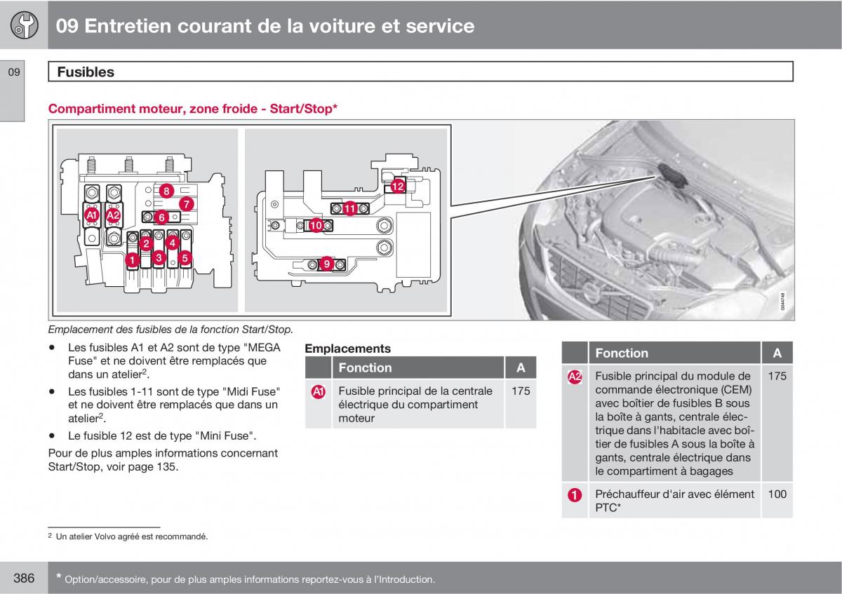 Volvo V70 III 3 manuel du proprietaire / page 388