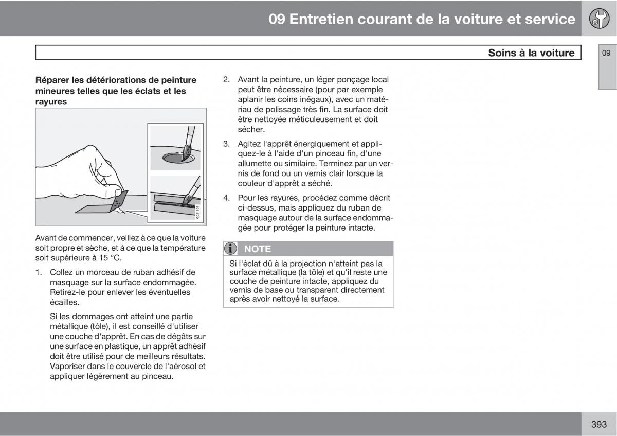 Volvo V70 III 3 manuel du proprietaire / page 395