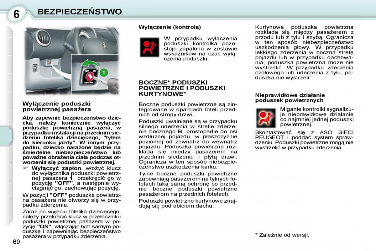 Peugeot 107 instrukcja obslugi / page 59