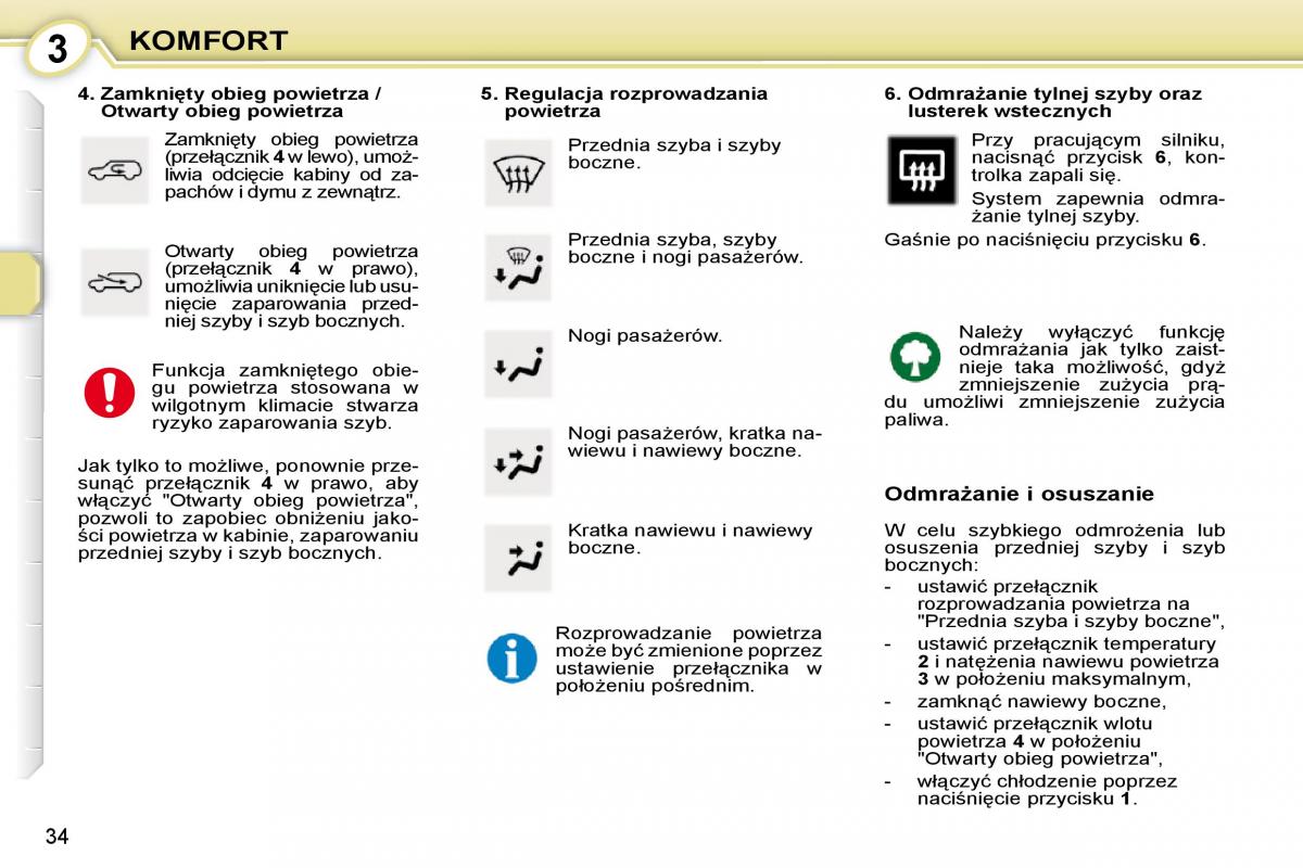 Peugeot 107 instrukcja obslugi / page 19