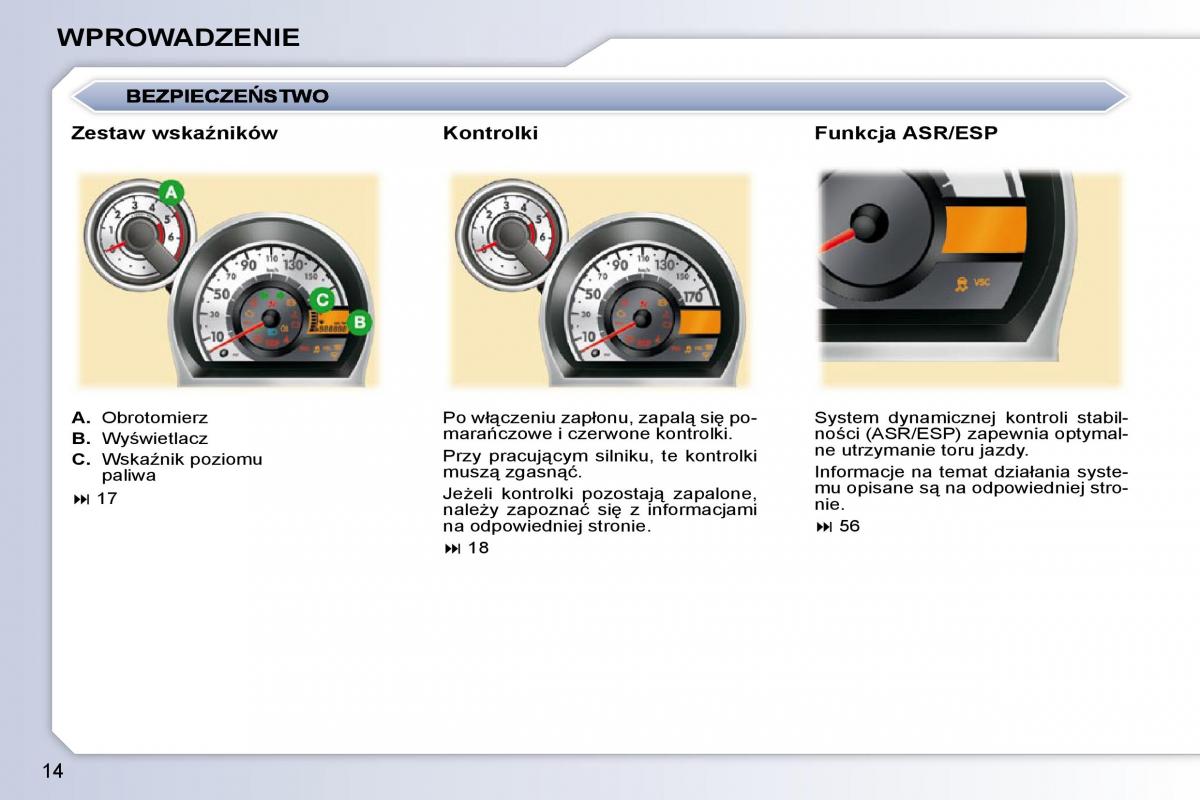 Peugeot 107 instrukcja obslugi / page 39