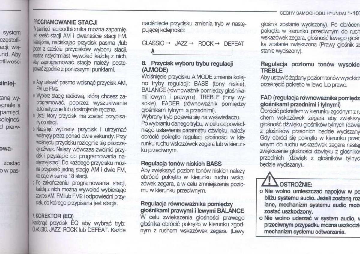 Hyundai Getz instrukcja obslugi / page 119