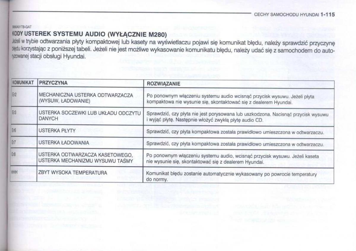 Hyundai Getz instrukcja obslugi / page 127