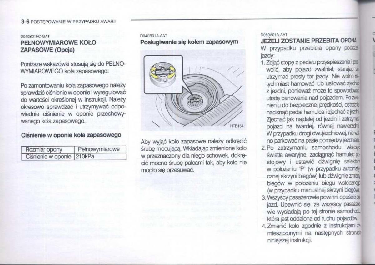 Hyundai Getz instrukcja obslugi / page 159