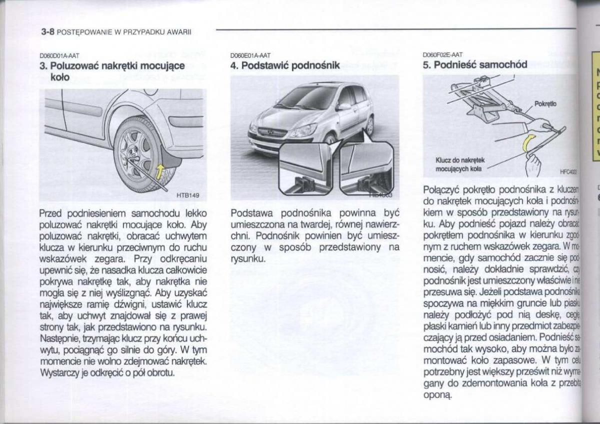 Hyundai Getz instrukcja obslugi / page 161