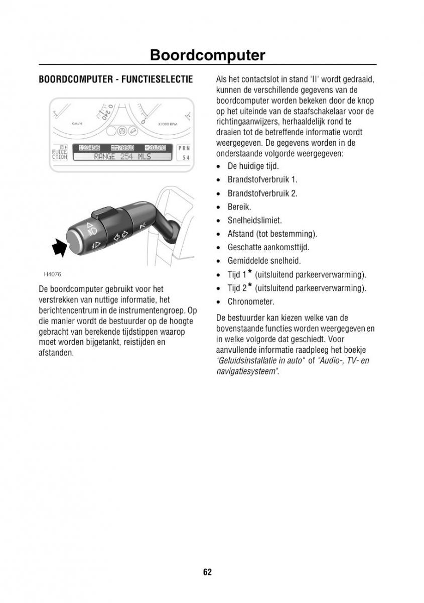 Land Rover Range Rover III 3 L322 handleiding / page 63