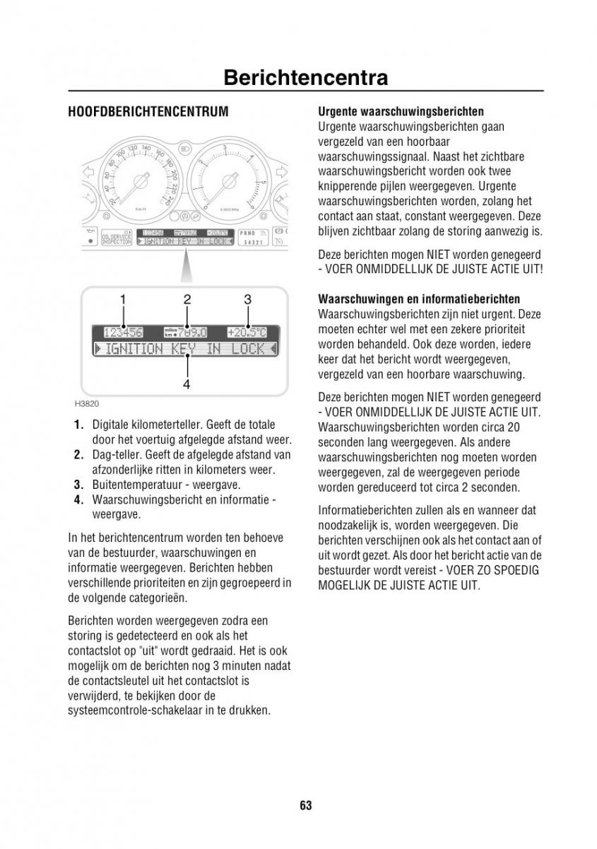 Land Rover Range Rover III 3 L322 handleiding / page 64