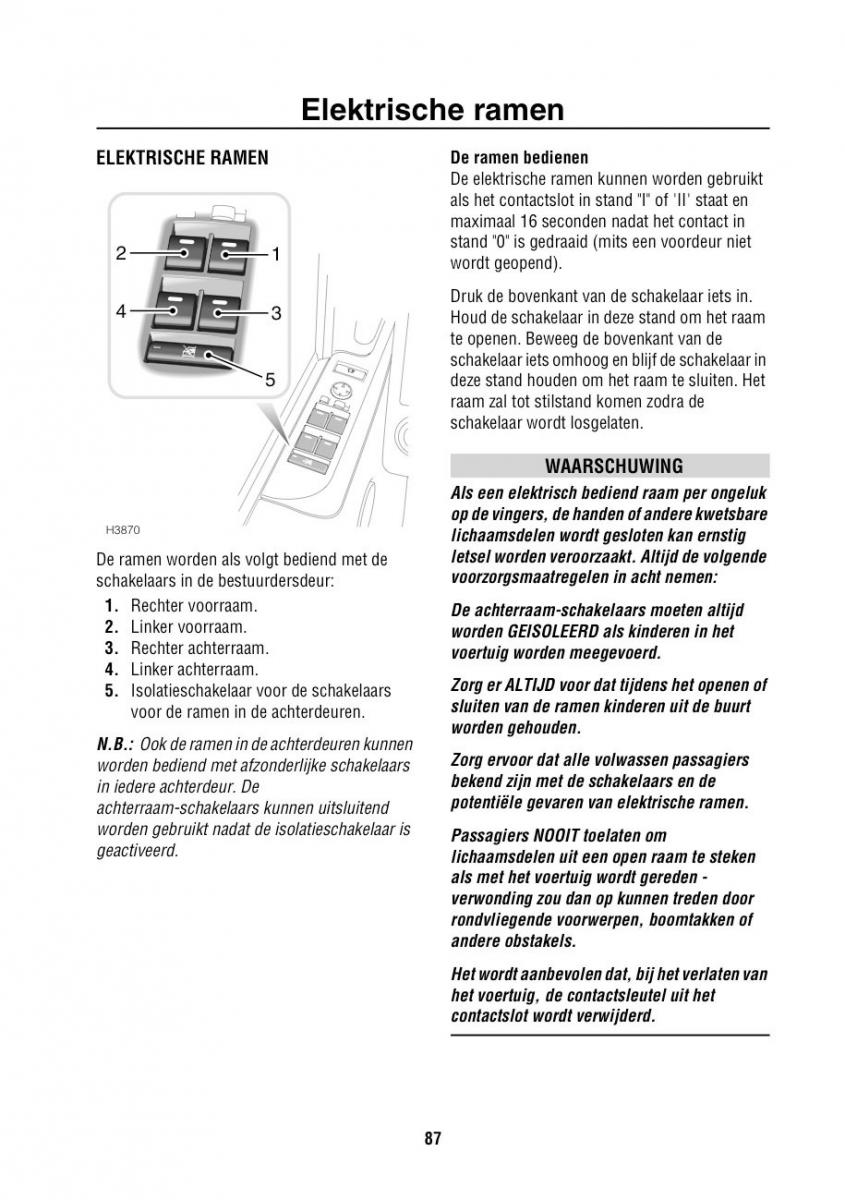 Land Rover Range Rover III 3 L322 handleiding / page 88