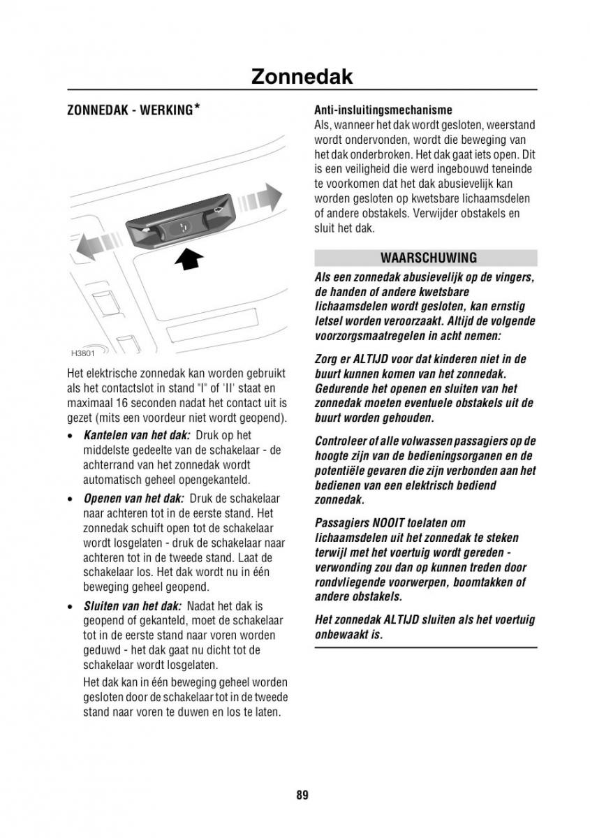 Land Rover Range Rover III 3 L322 handleiding / page 90