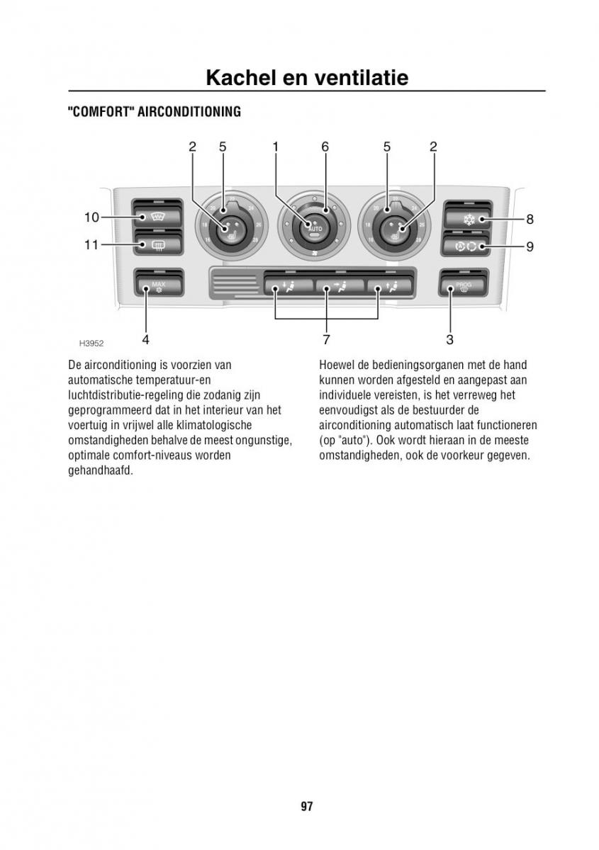 Land Rover Range Rover III 3 L322 handleiding / page 98